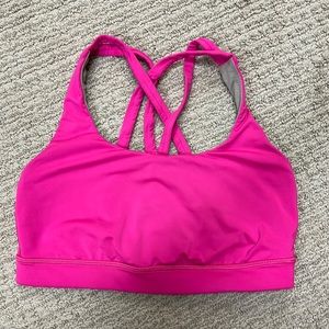 Lululemon pink sports bra size 6